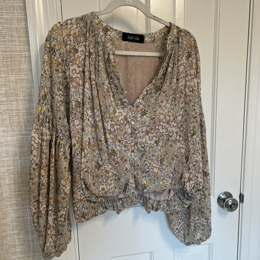 Fabrik Blouse Floral Print Small